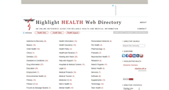 Desktop Screenshot of highlighthealth.info
