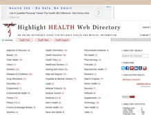 Tablet Screenshot of highlighthealth.info